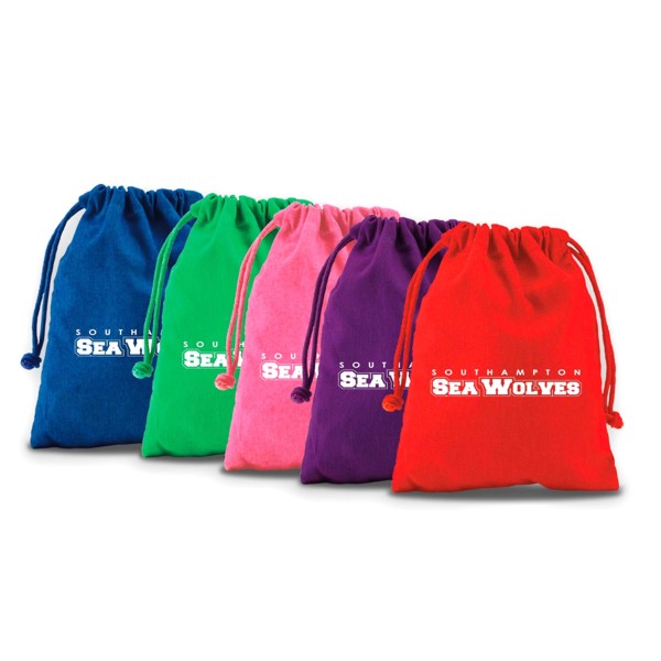 sac en coton, coloré sans colorants AZO - ca. 14x19 cm - 120 gm²